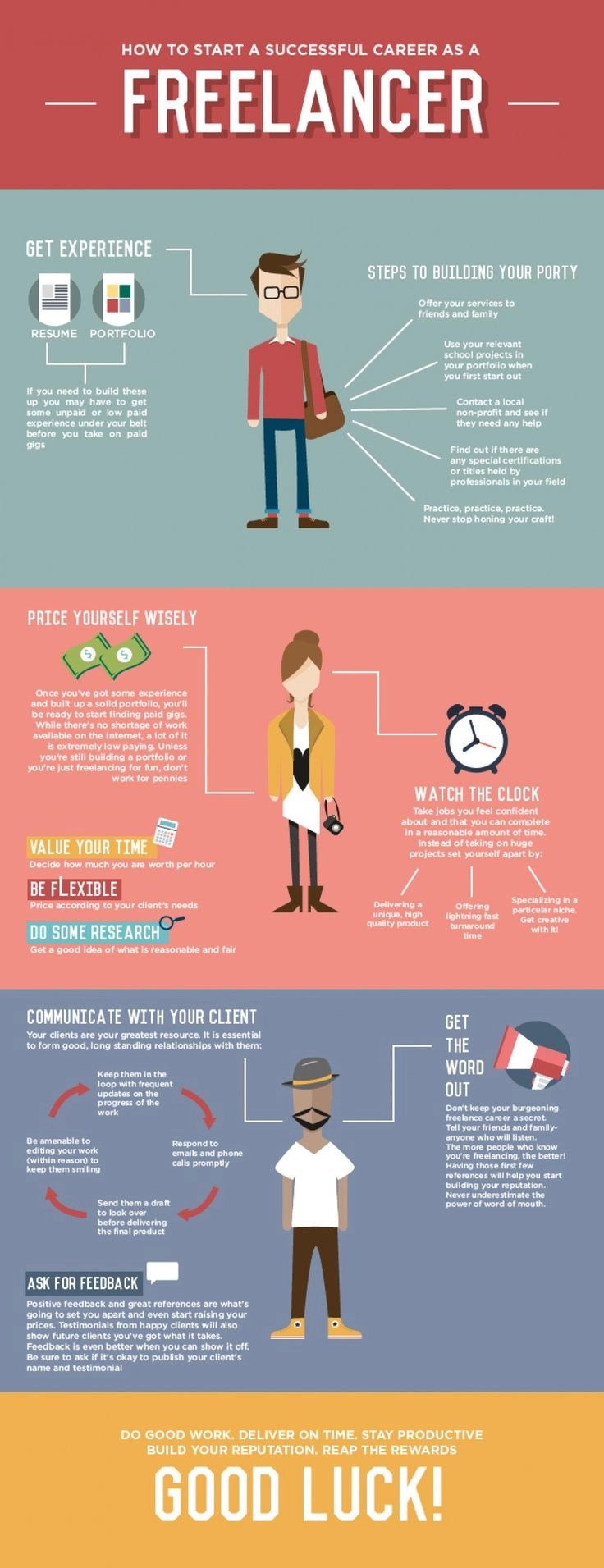 Pistas para triunfar como freelance [Infografía]