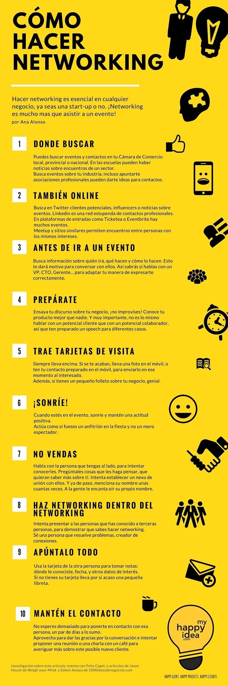 Te damos diez consejos para hacer networking [Infografía]
