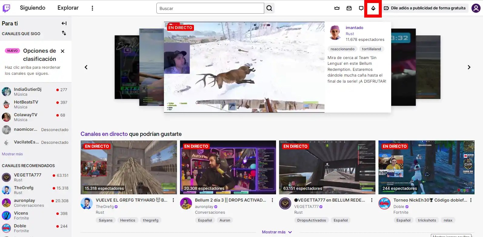 Tutorial para comprar y enviar Bits en Twitch