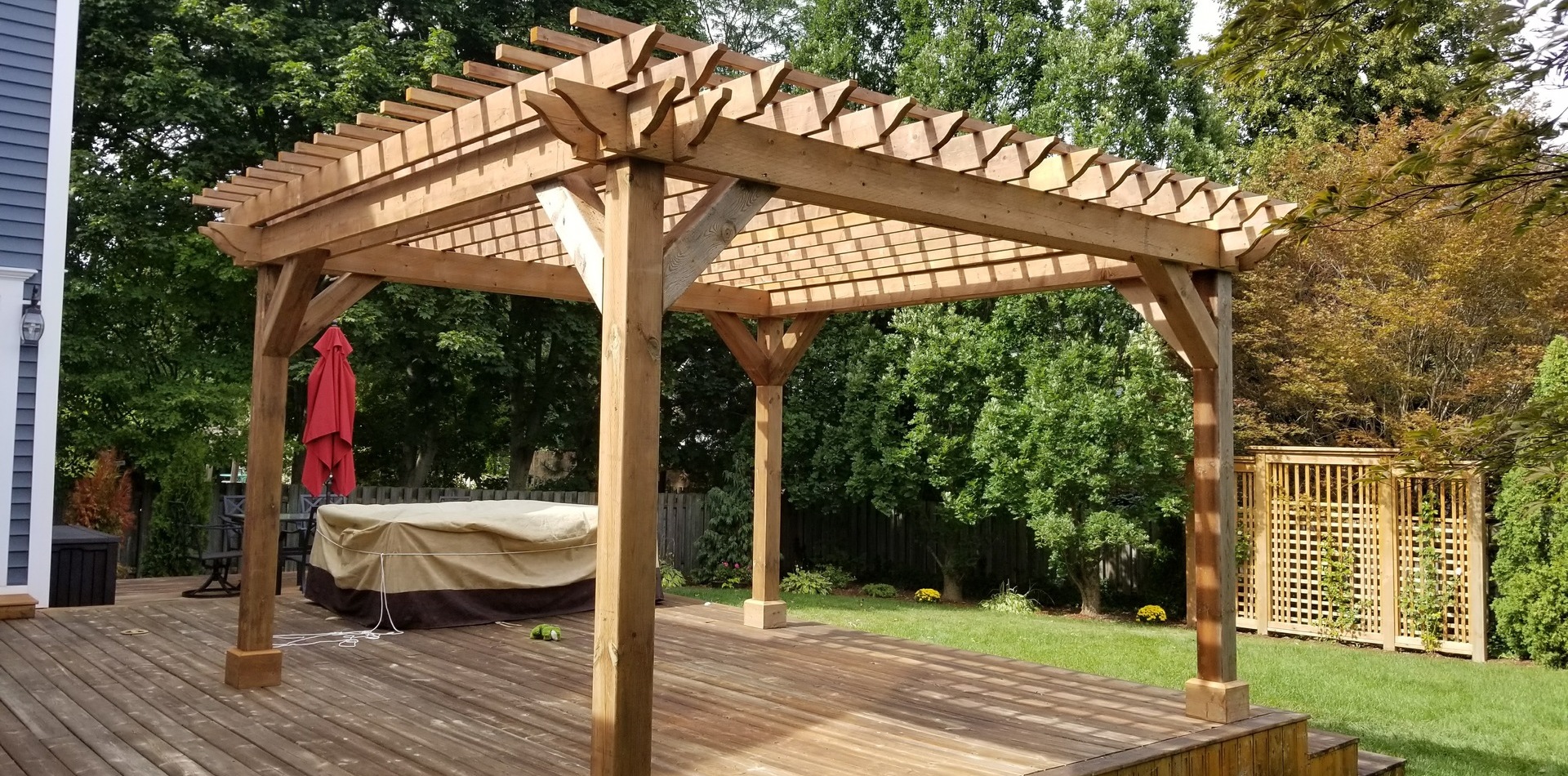 Pergolas Made in Shade by Tree Amigos Tree Amigos Landscaping Inc. Design/Build, Property