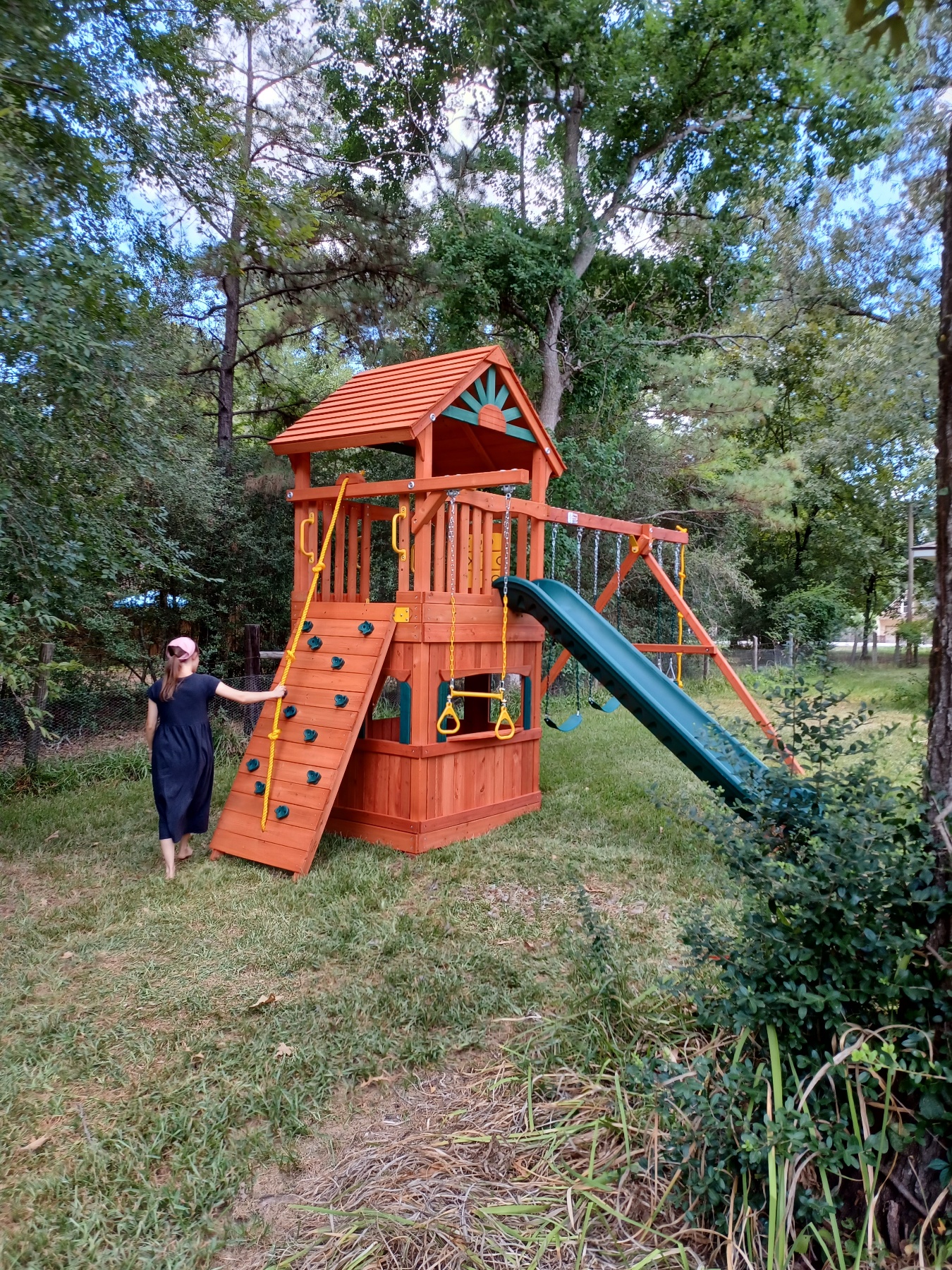 Tree Frogs Wooden Swing Set Factory Tucson at Eleanor Mercer blog