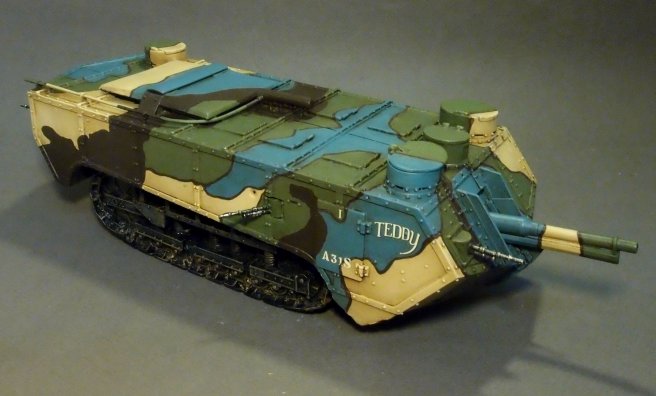 WWI SaintChamond Tank, Early Version, 1st Battery, AS 31 “TEDDY” JJD