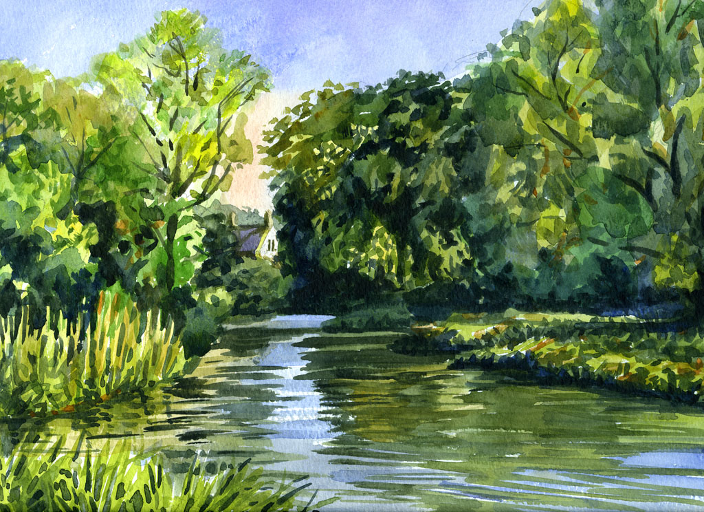 Spring Greens and Life Drawings. « Rob Adams a Painter's Blog