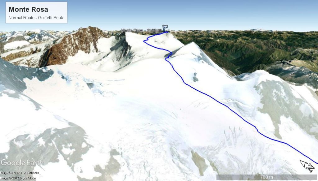 Summit Monte Rosa Peak Climbing 4000 m Trekking Alps