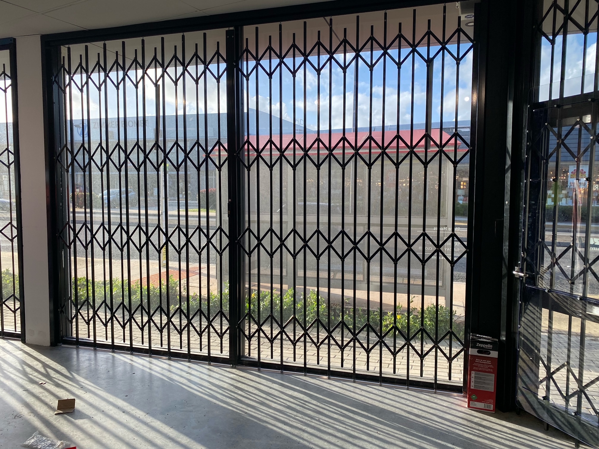 Commercial Expanding Doors comply with Security Standards for Sliding