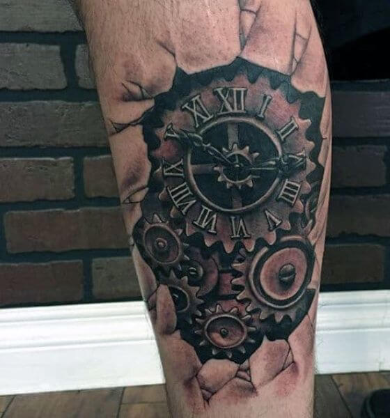 20 Attractive Clock Tattoos for Men Best Tattoo Designs[2024]