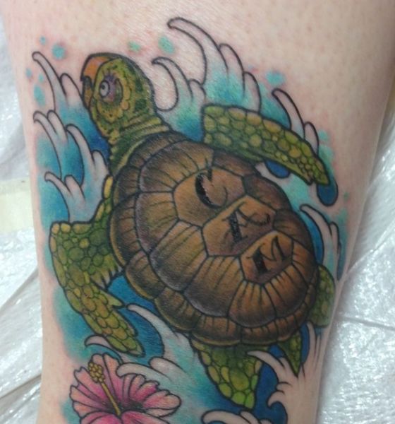 40 Cutest Turtle Tattoo Ideas - Latest Tattoo Designs 600_x_560_jpg