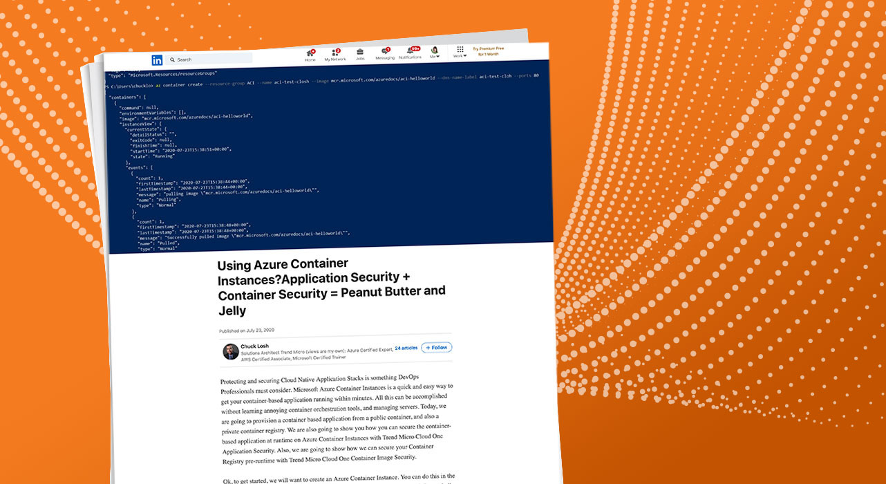 How to Secure Your Azure Container Instances Solution Engineer