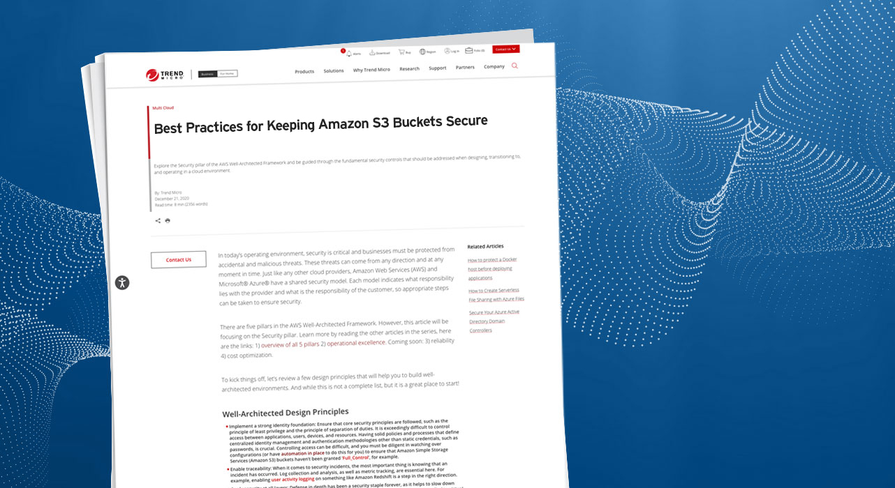 Best Practices for Keeping Amazon S3 Buckets Secure