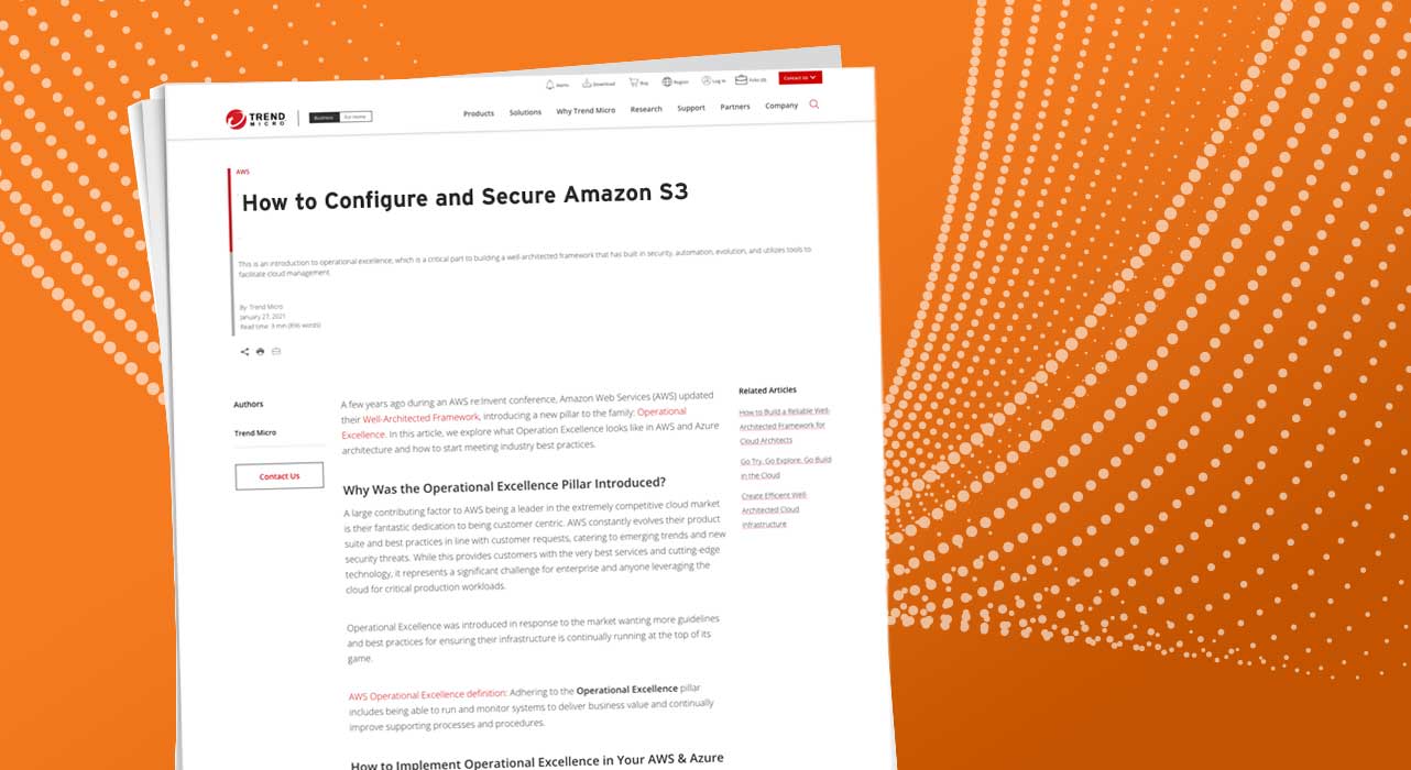 How to Configure and Secure Amazon S3 Cloud Advocate ThreatsHub
