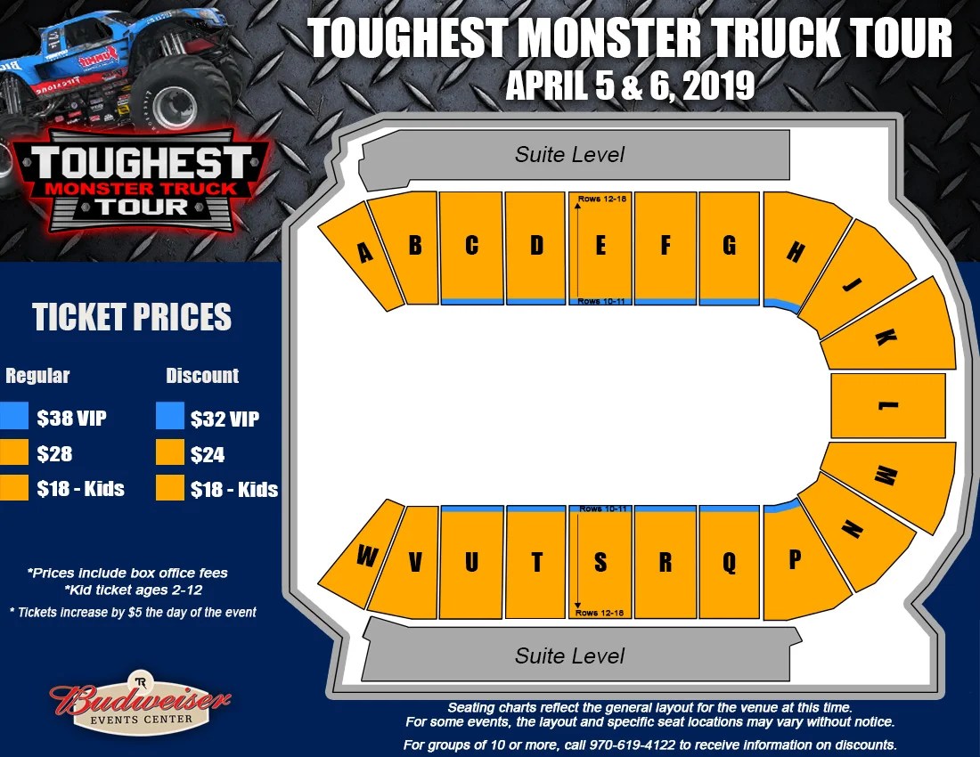 Seating Charts The Ranch, Larimer County Fairgrounds & Events Complex