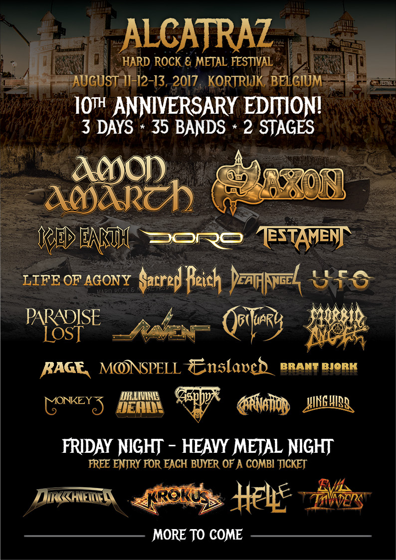 Explore tweets of alcatraz metal fest @alcatrazmusic on twitter. ALCATRAZ Festival : nouvelle annonce ! - TREXSOUND.COM