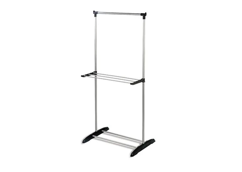 Commercial Garment Rack With Shelves