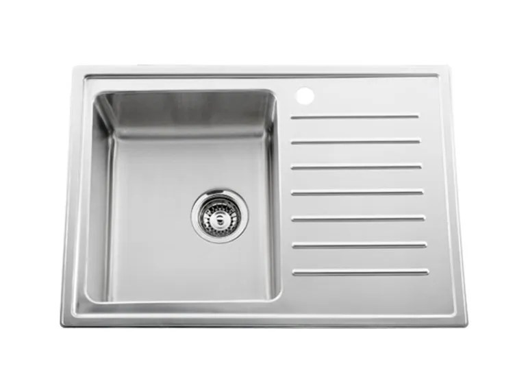 Single Bowl Kitchen Sink With Drainer