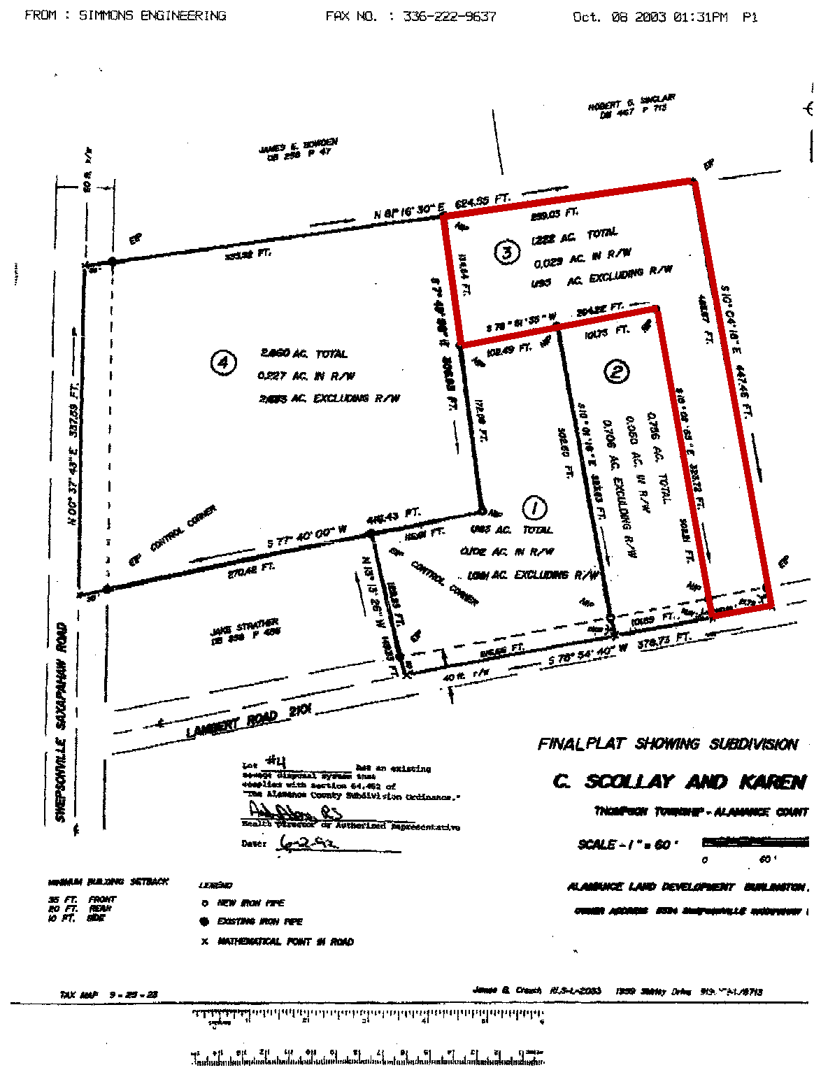 Lot for Sale Saxapahaw