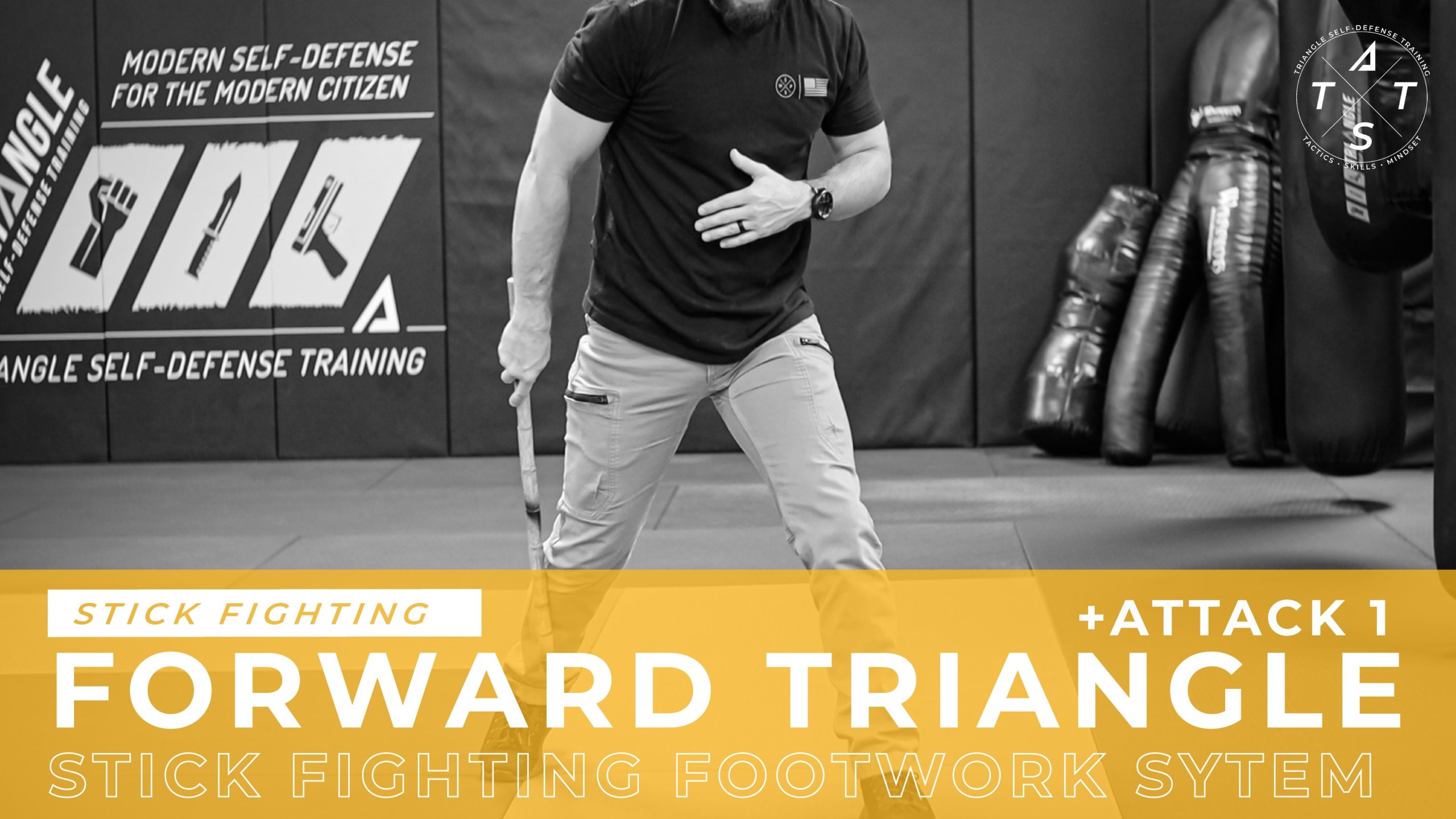 Stick Fighting Footwork Forward Triangle Triangle SelfDefense