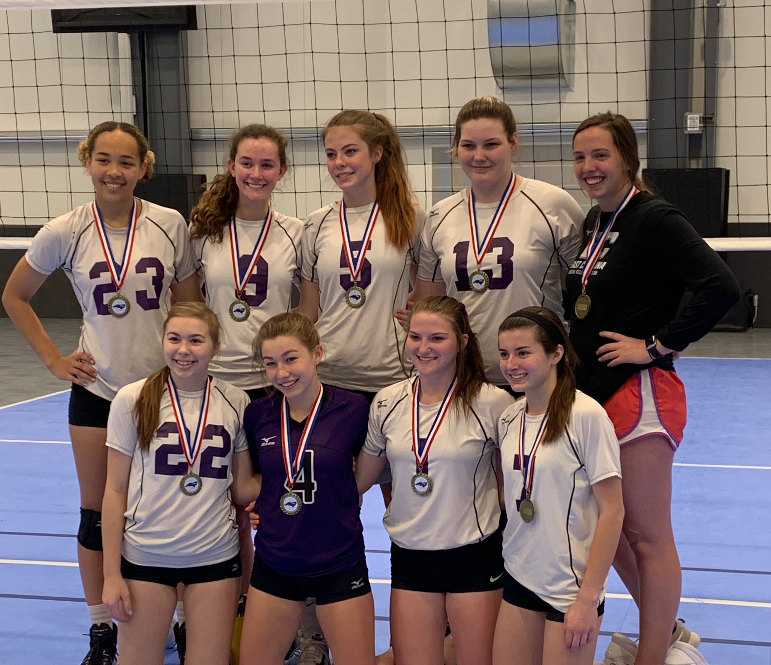 ECJVC 16 White Triangle Volleyball Club