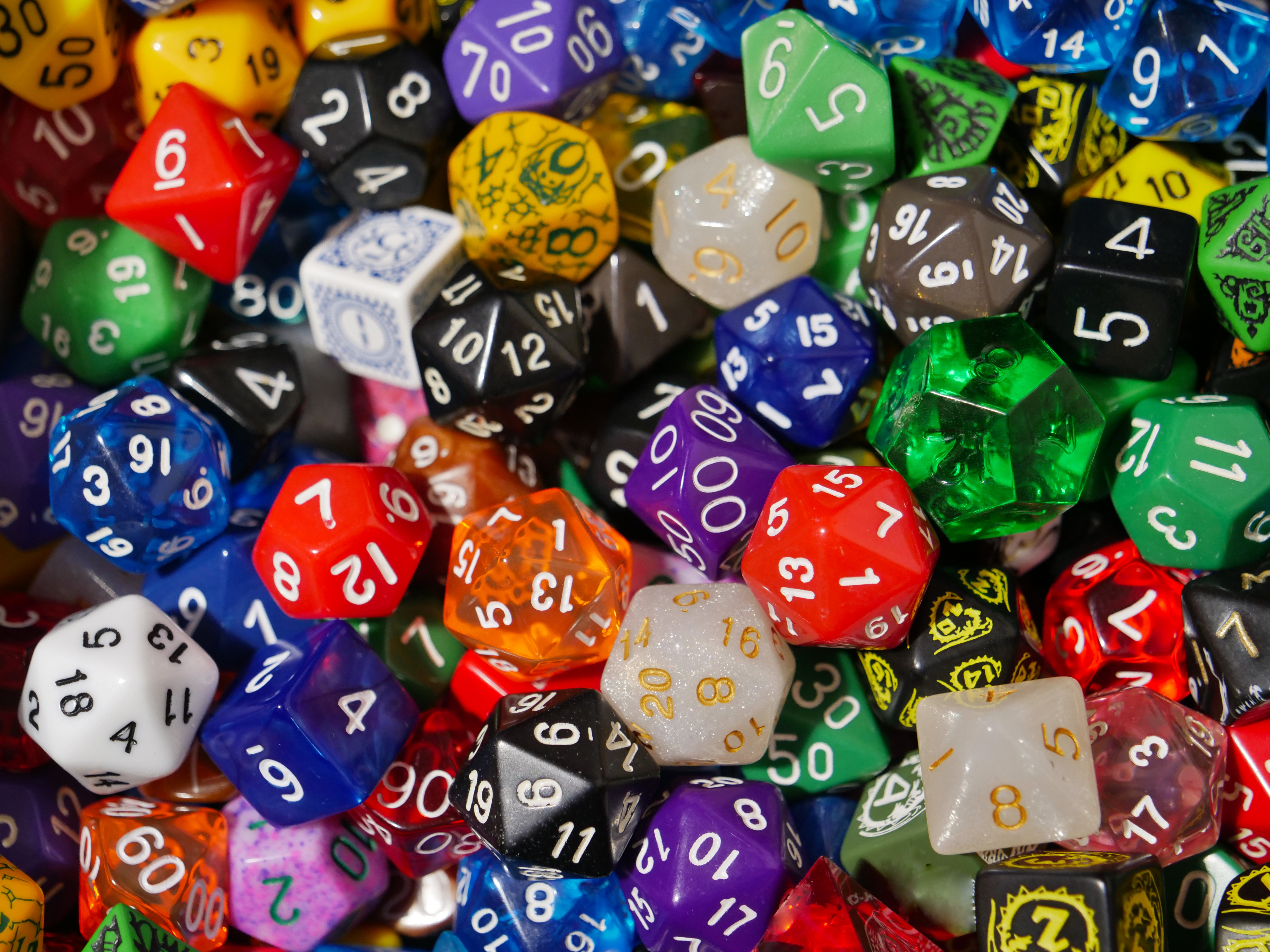 collection of gaming dice Tribality