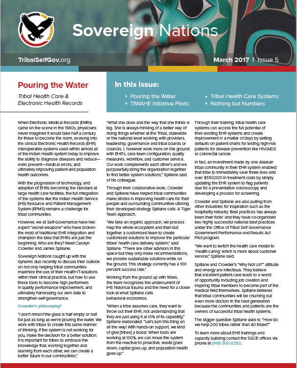 Sovereign Nations Newsletters Archives Tribal SelfGovernance