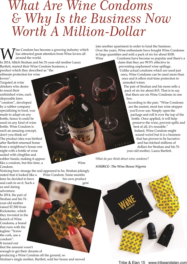 What Are Wine Condoms & Why Is the Business Now Worth A MillionDollar