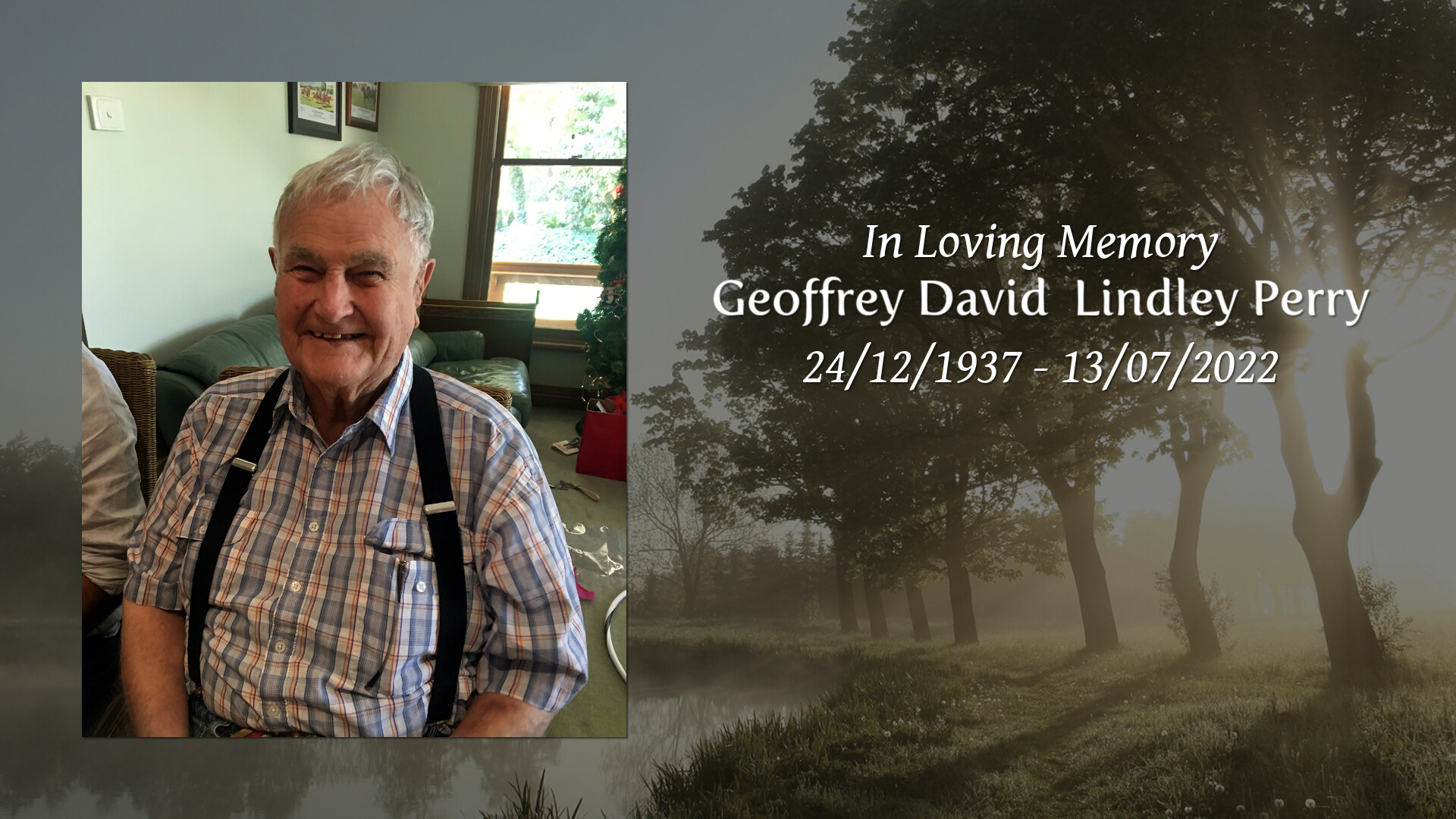 Geoffrey David Lindley Perry Tribute Video