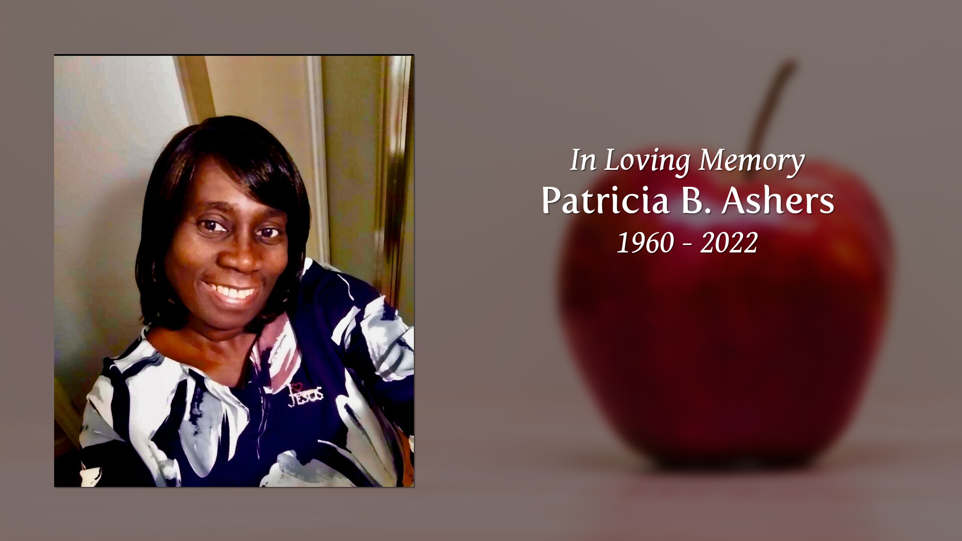 Patricia B. Ashers Tribute Video
