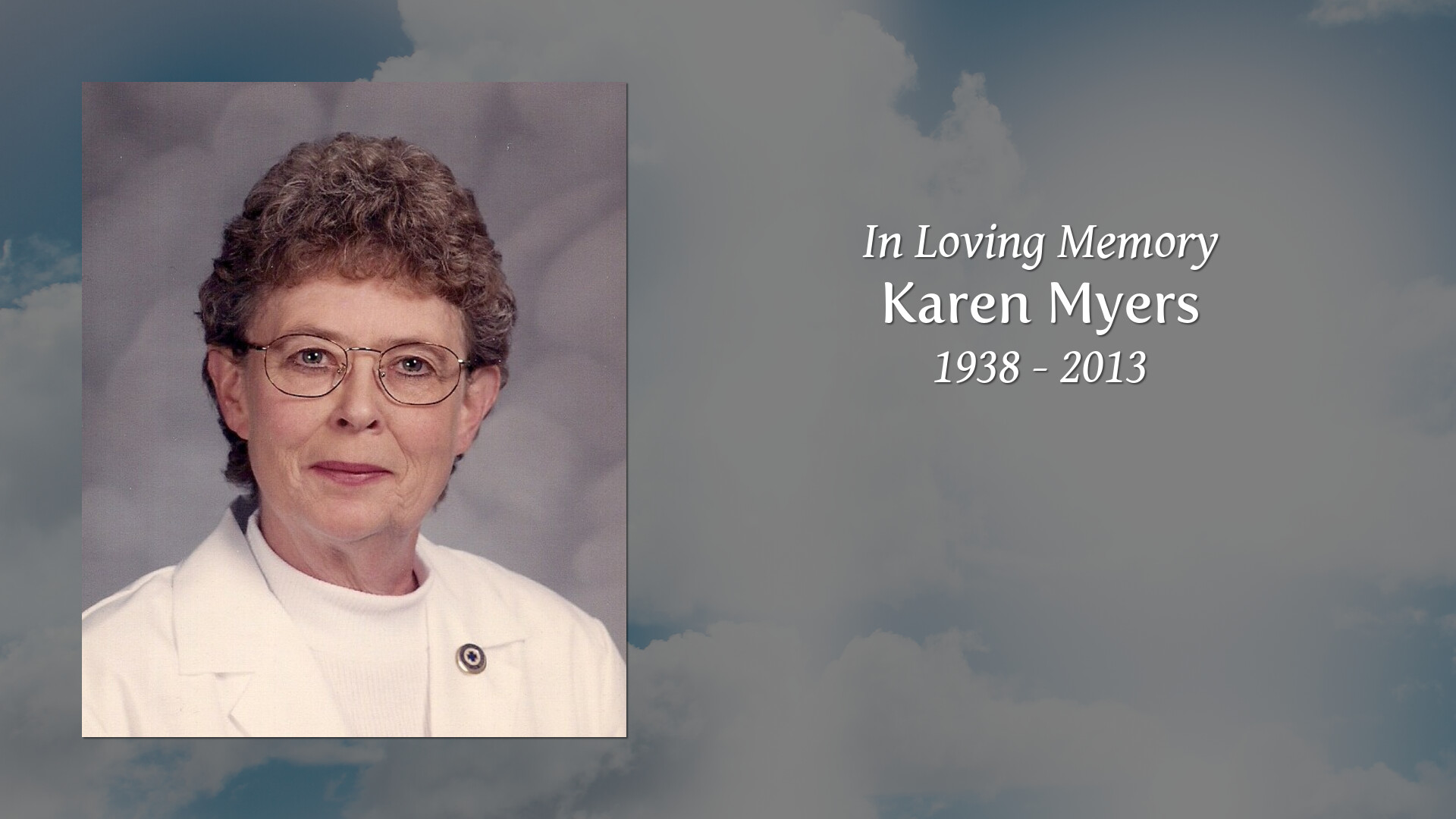 Karen Myers Tribute Video