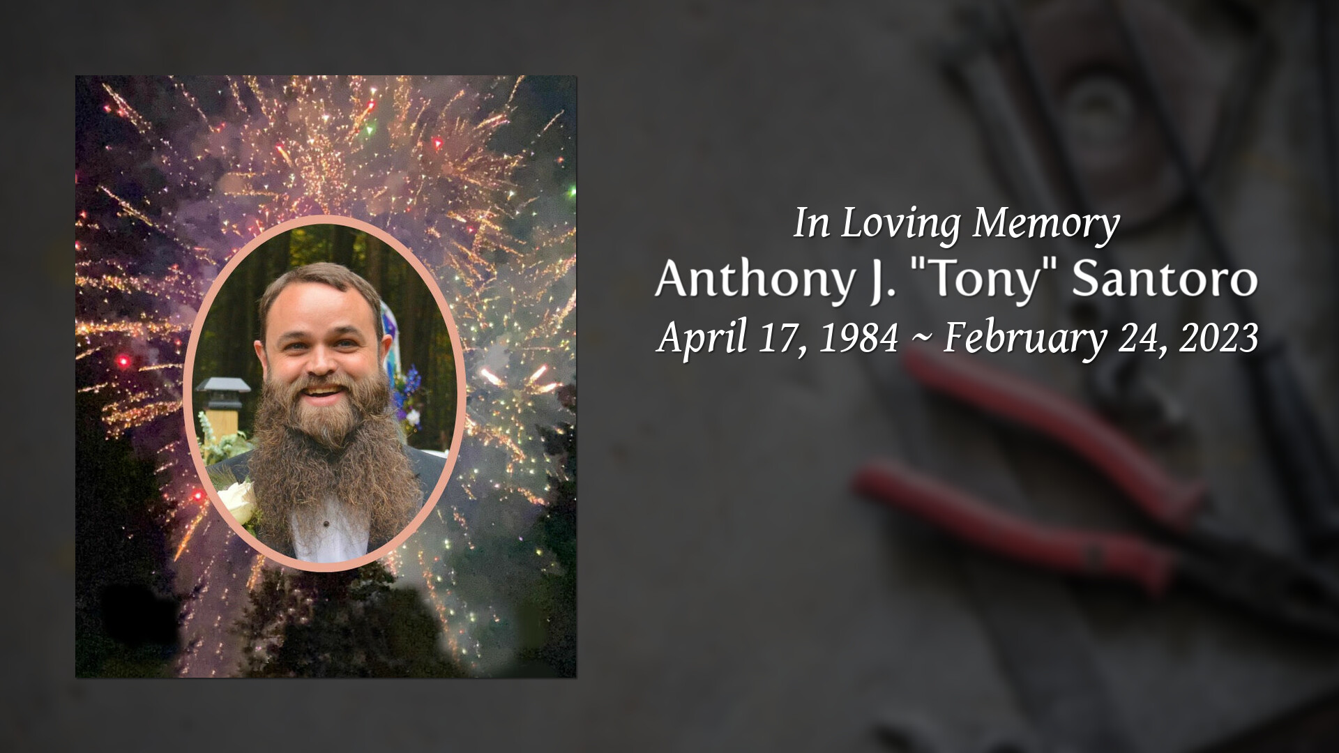 Anthony J. "Tony" Santoro Tribute Video