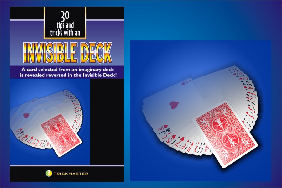 Invisible Deck w/Book Kit Bicycle Trickmaster