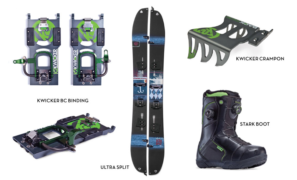 Splitboard tutorial snowboard TrickSnowboard