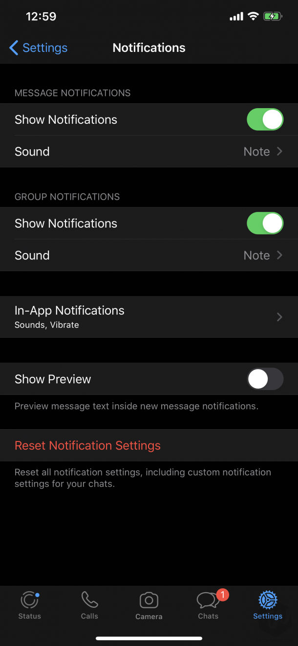 How to Disable WhatsApp Notifications Preview on iPhone