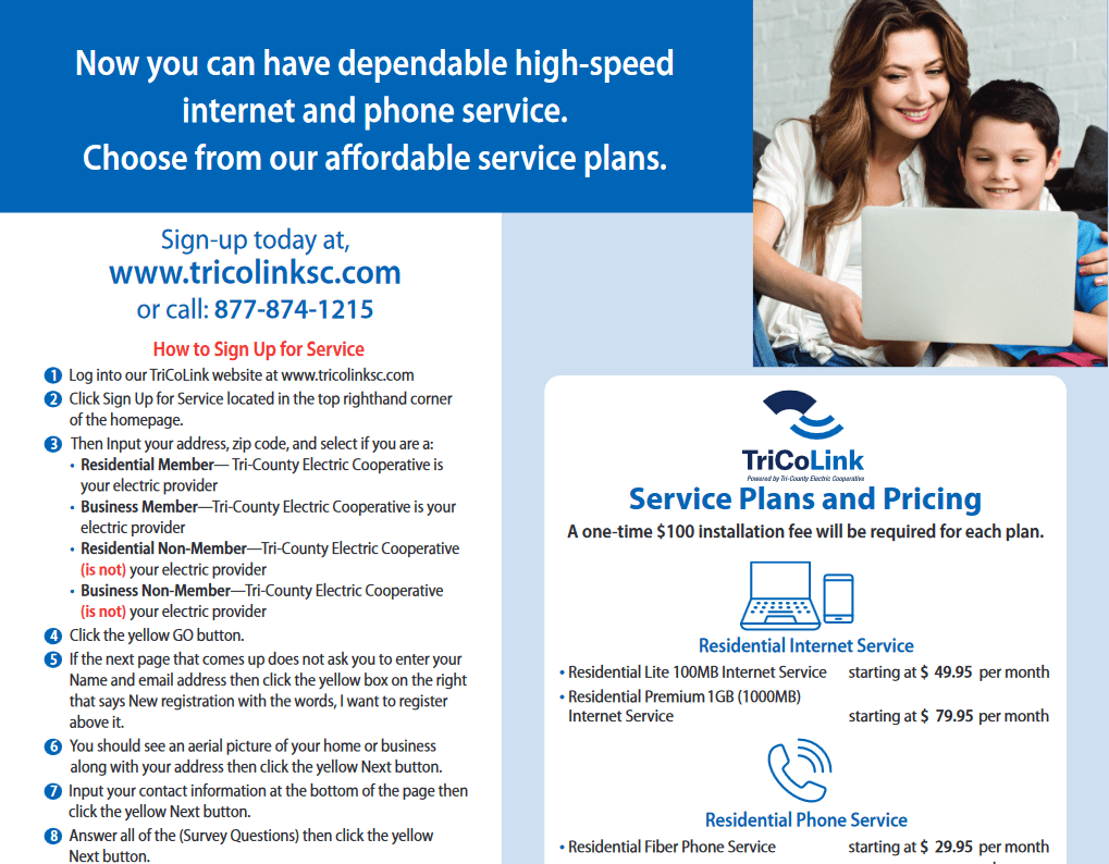 TriCounty and Calhoun Academy feeders signup now! TriCoLink