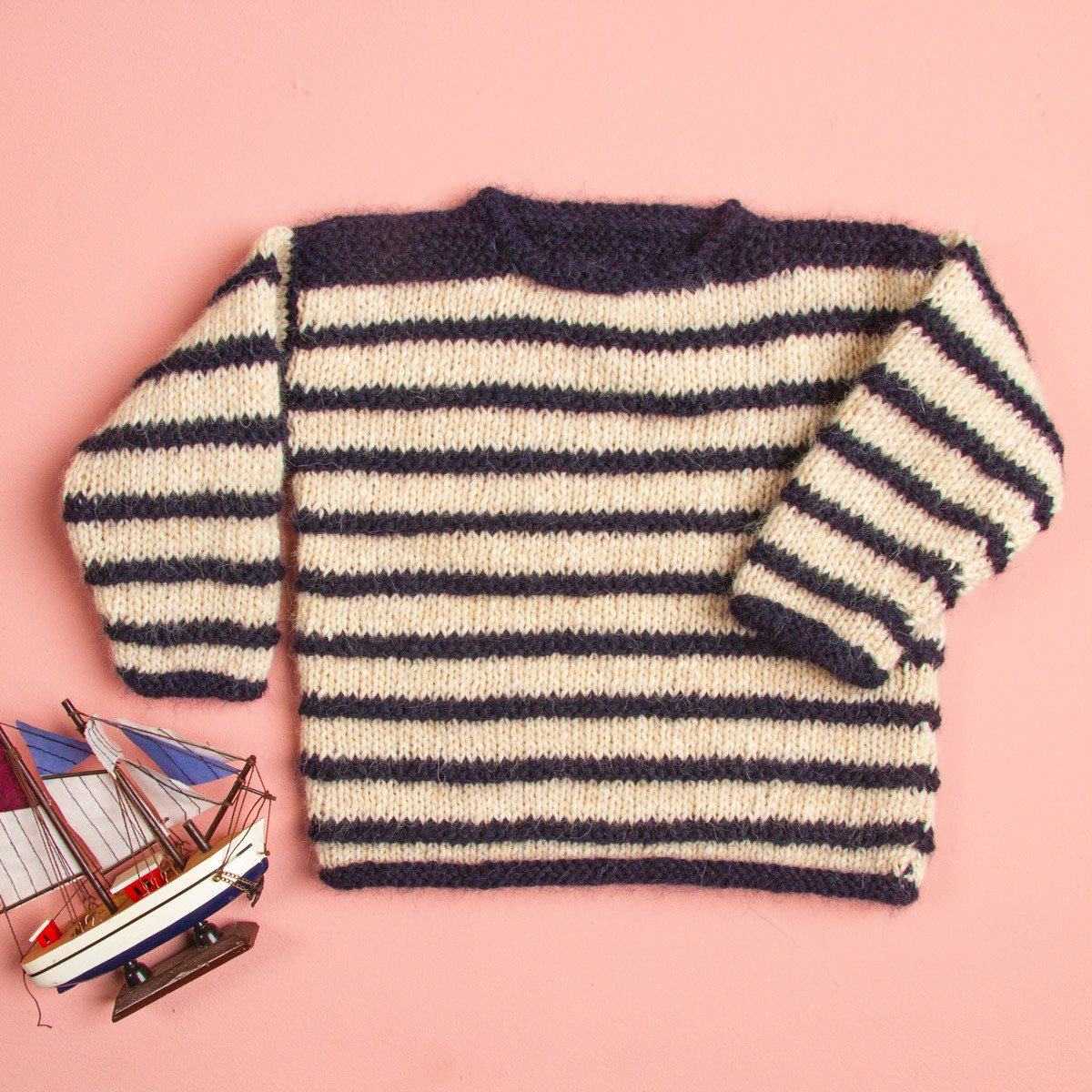 Pull marin pour bébé