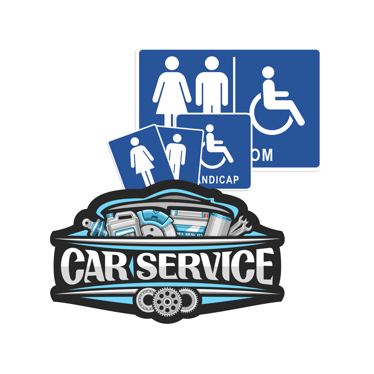 Adhesive Vinyl Sign Trident Solutions