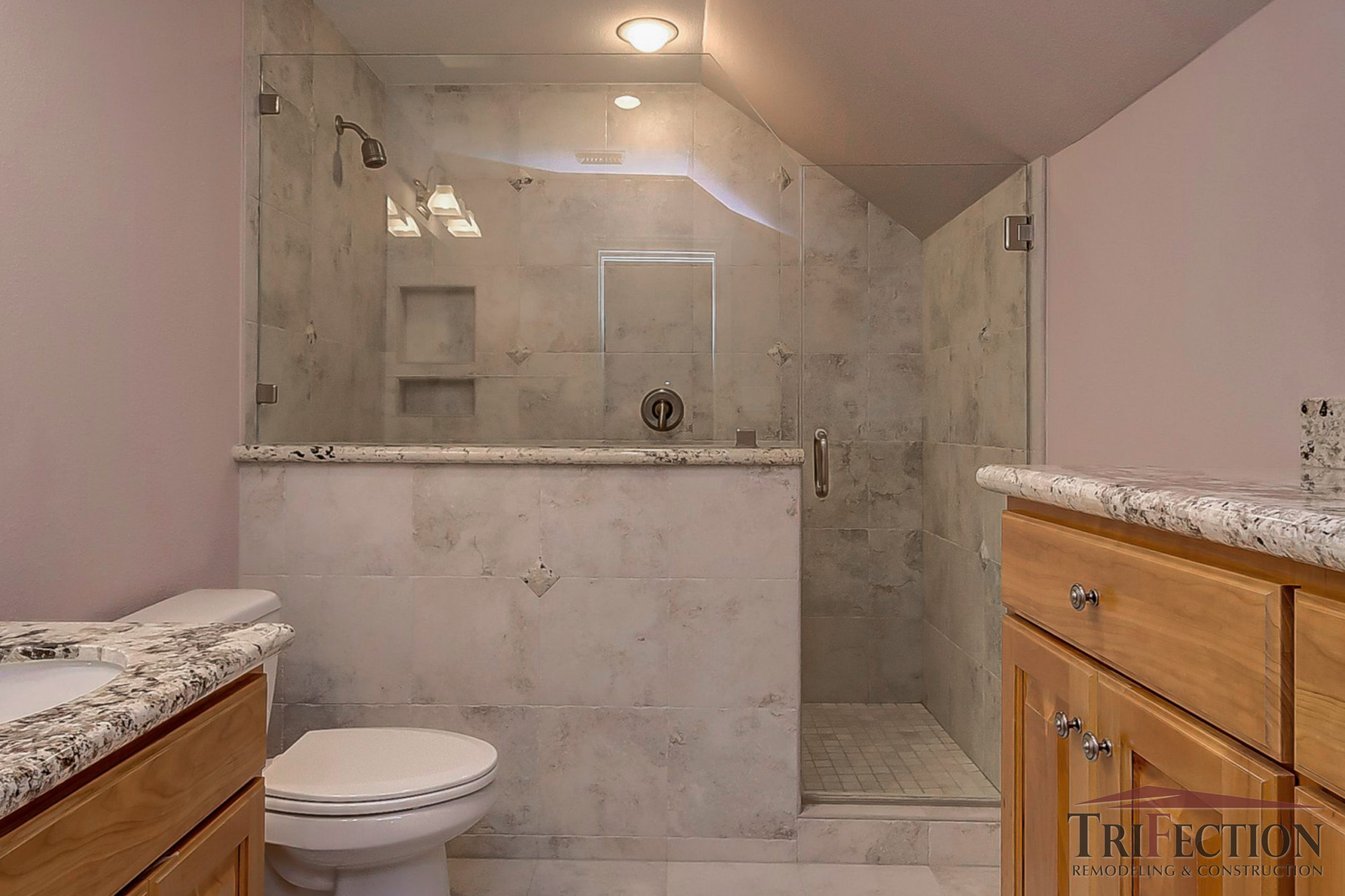 Walk In Shower Ideas Custom Island Installation in Houston