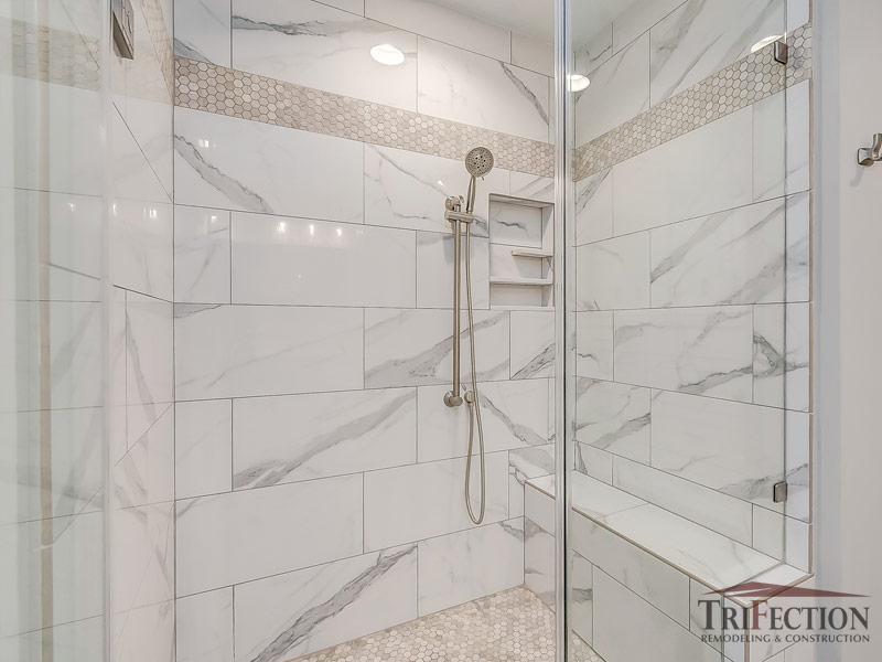Shower Bench Seat in Bathroom Renovation