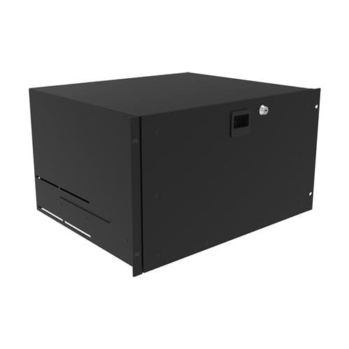 6U Touring Grade Heavy Duty Rack Drawer 362mm / 14.25 Deep Black Trifibre