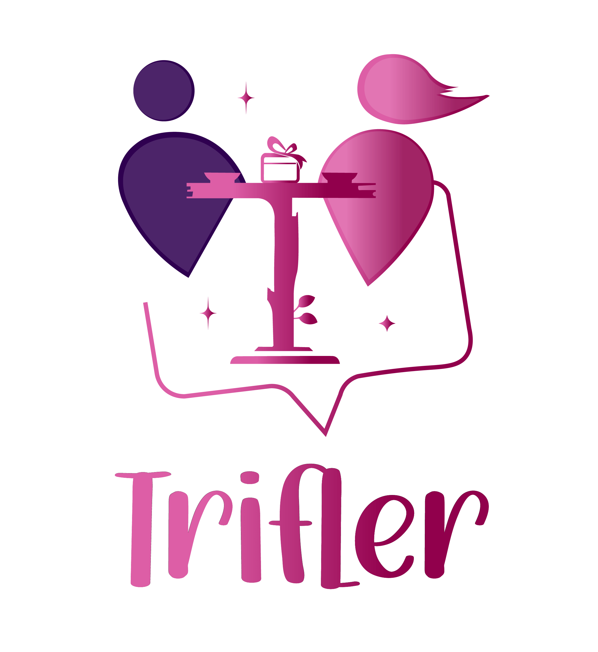 Trifler Book a Venue, Date New people, Meet offline