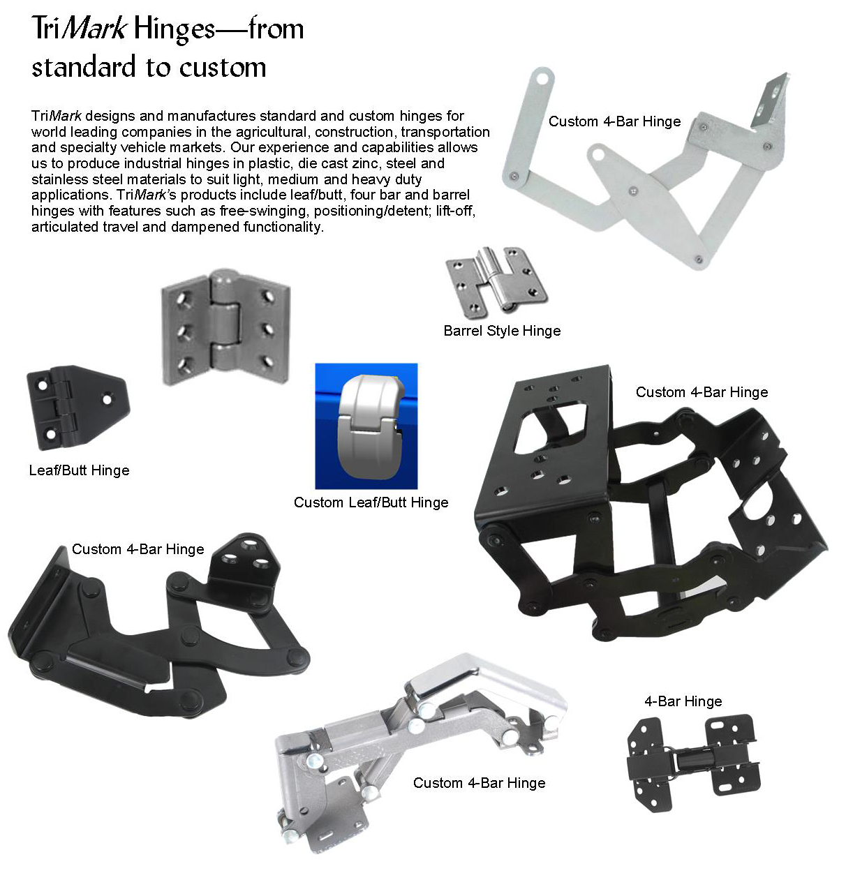 Custom Hinges TriMark Corporation