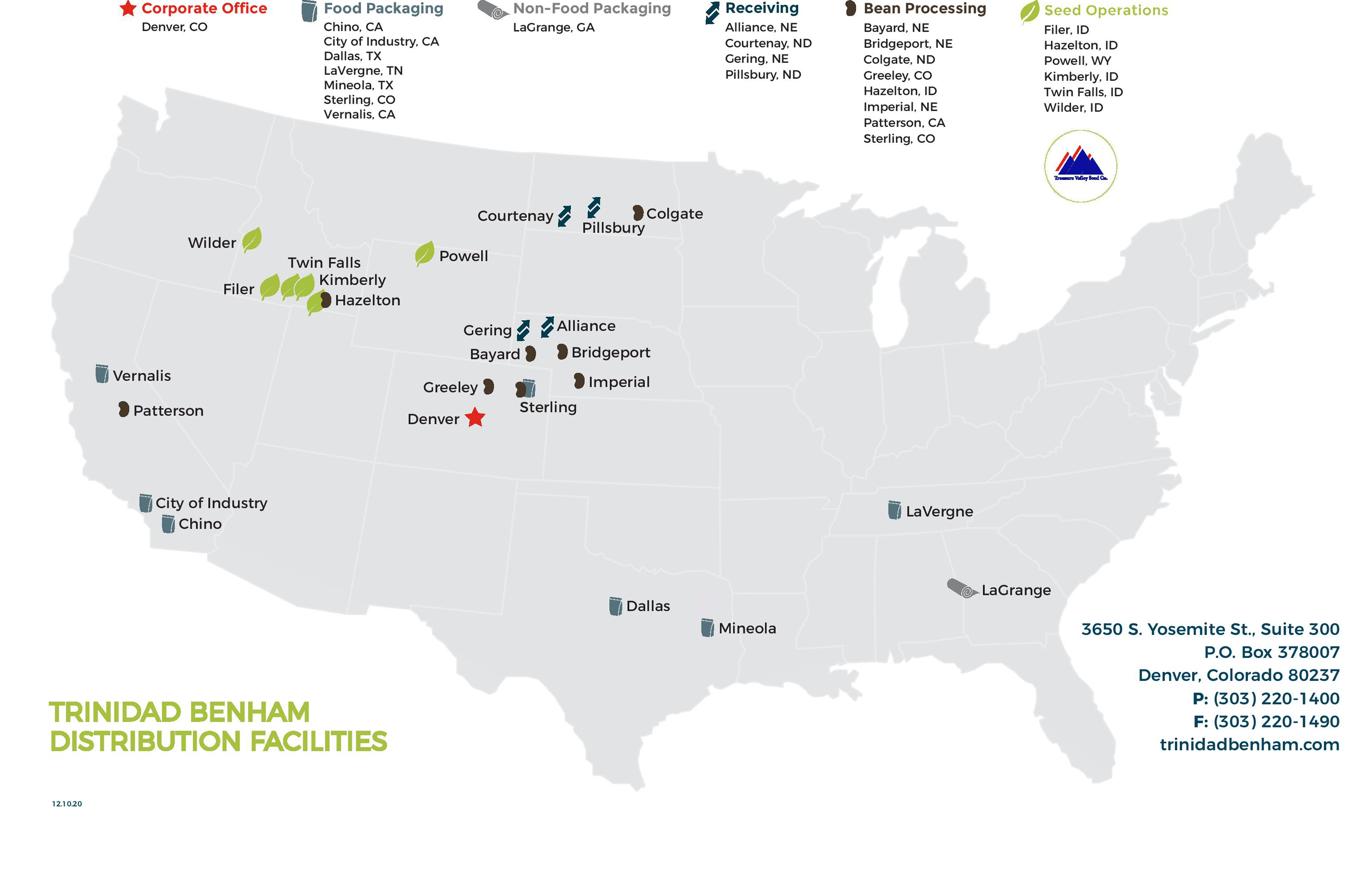 Our Story Locations Trinidad Benham Corporation