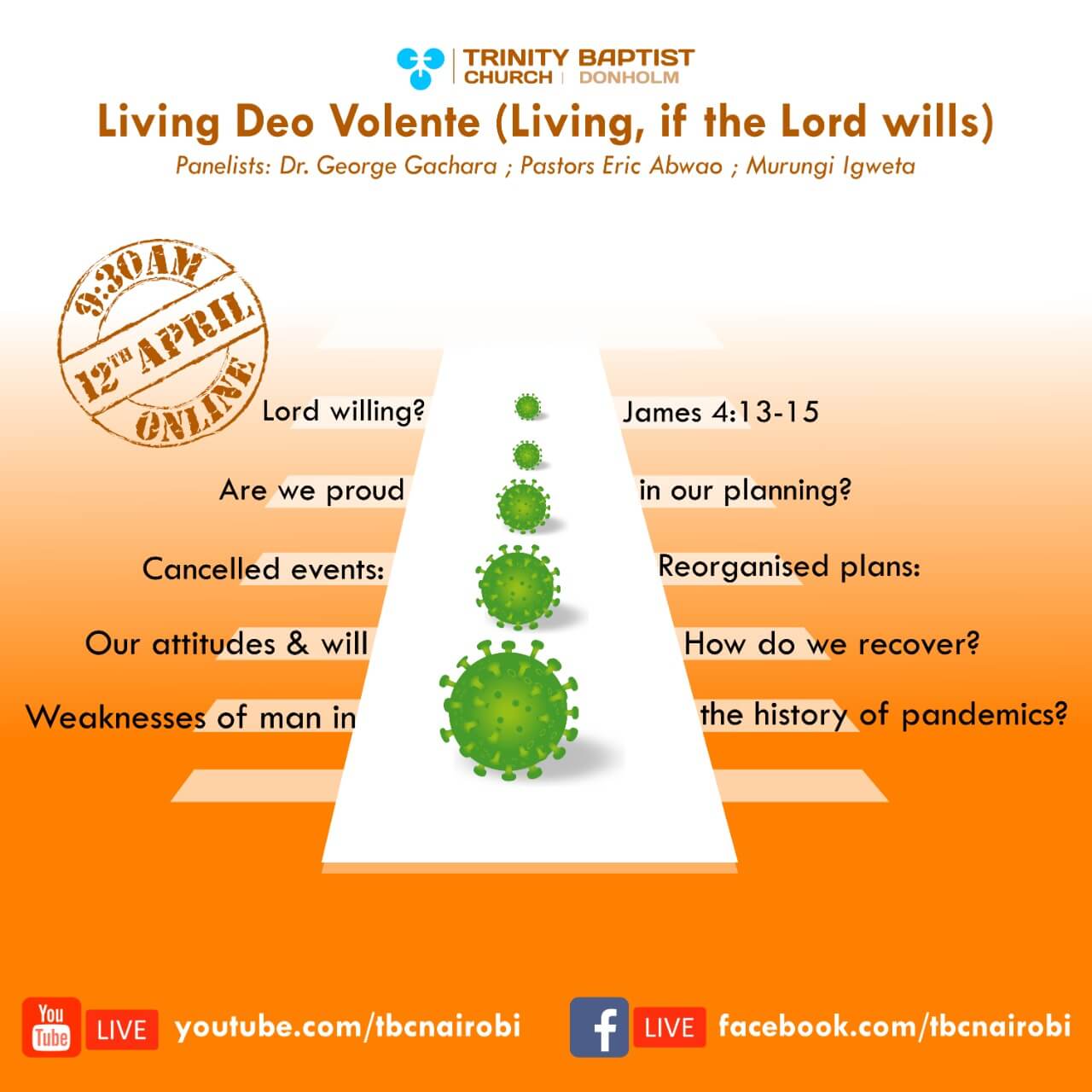 Living Deo Volente Trinity Baptist Church