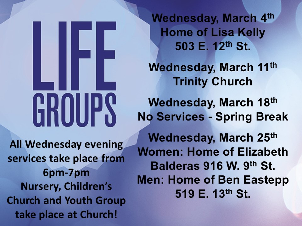 Life Groups Trinity Church