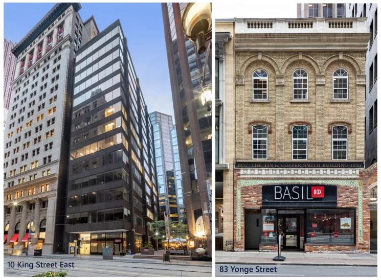 10 King East and 83 Yonge Now Under Management Triovest