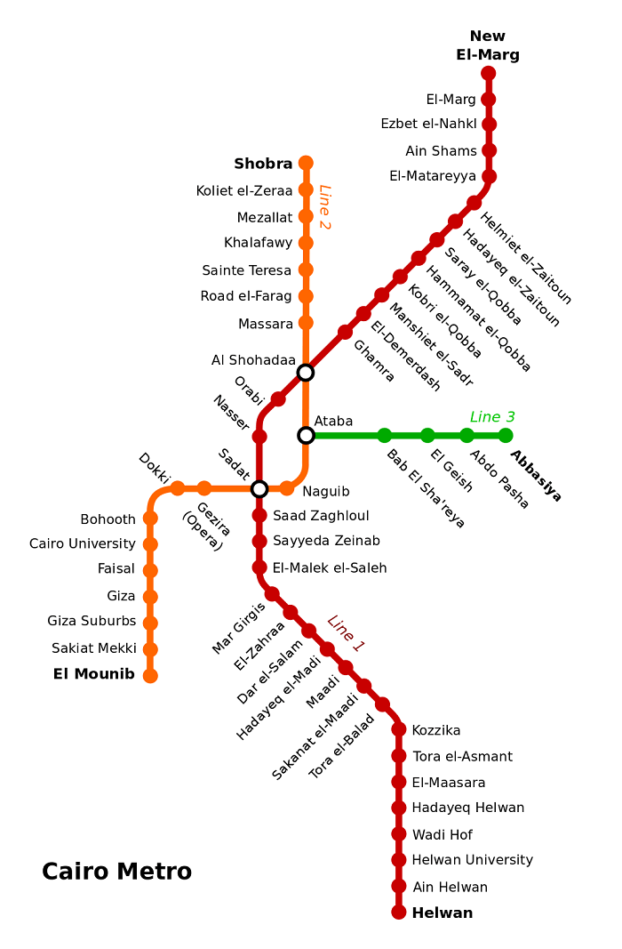 Cairo Hop On Hop Off Bus Combo Deals Bus Tour Route Map PDF 2019