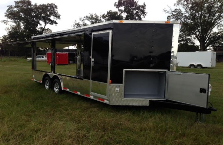 8.5’ x 20’ Custom Concession Trailer with 7000 lb. Axles Custom