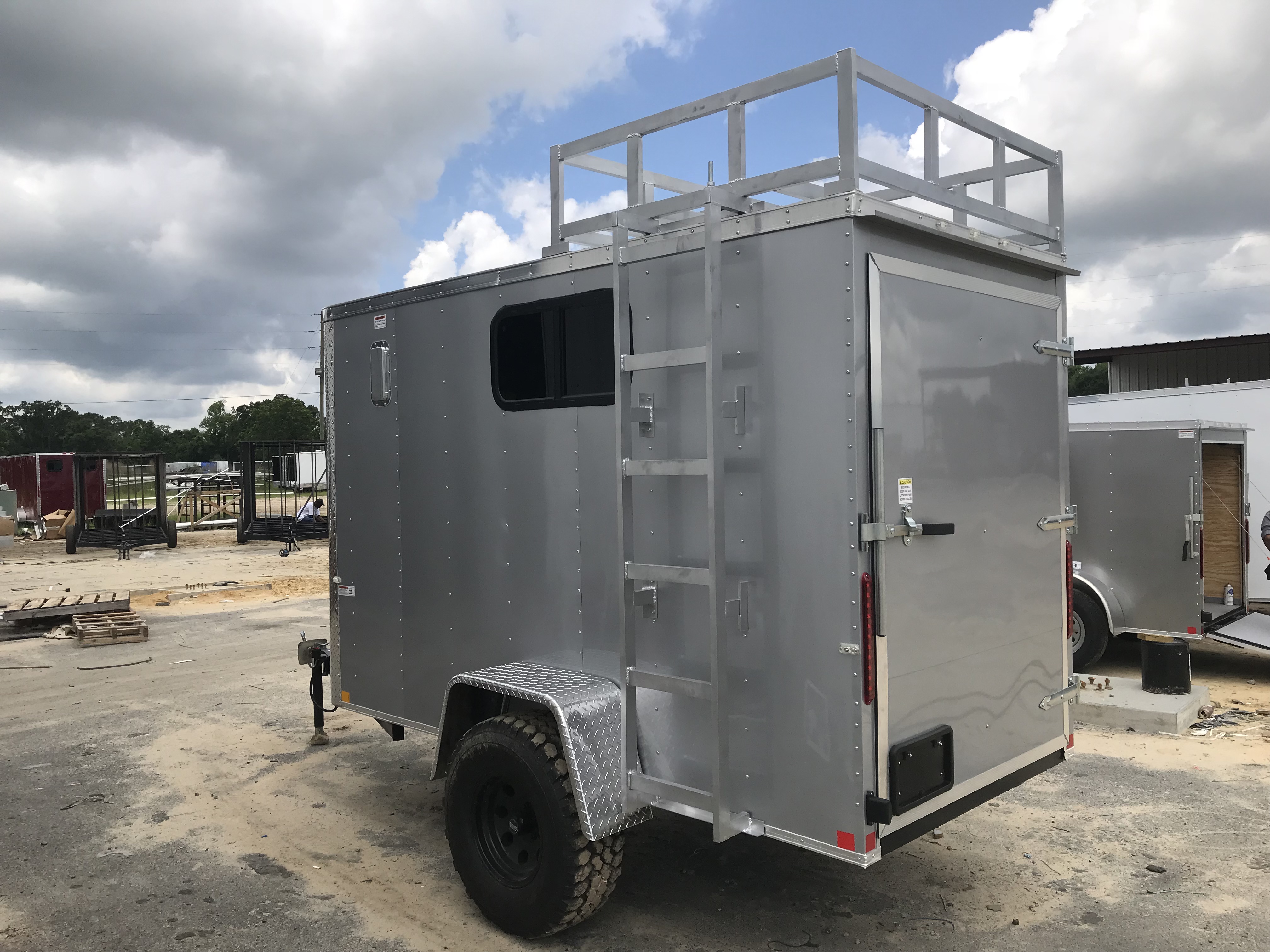 5x10 Single Axle Off Road Series 32'' Mud Tires Torsion Axle