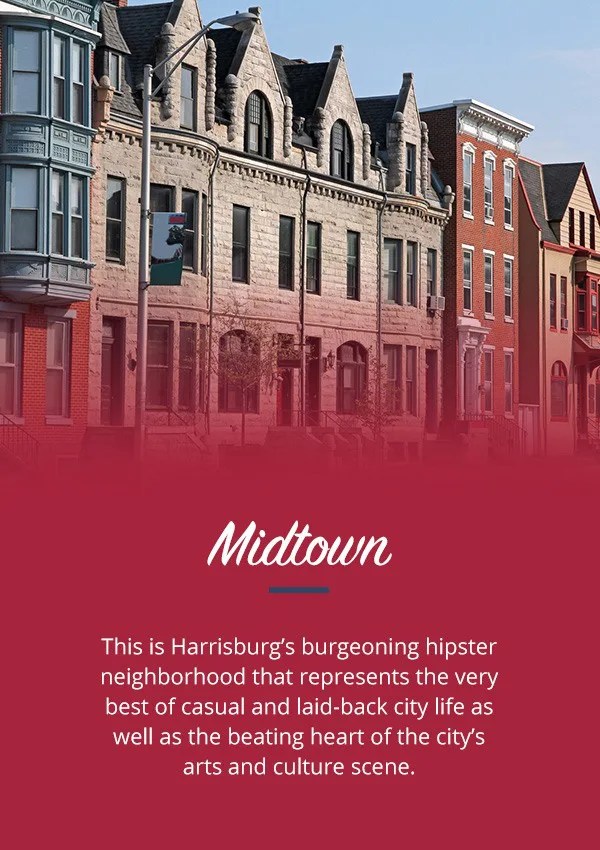 Guide to Surrounding Harrisburg Neighborhoods With Graphic
