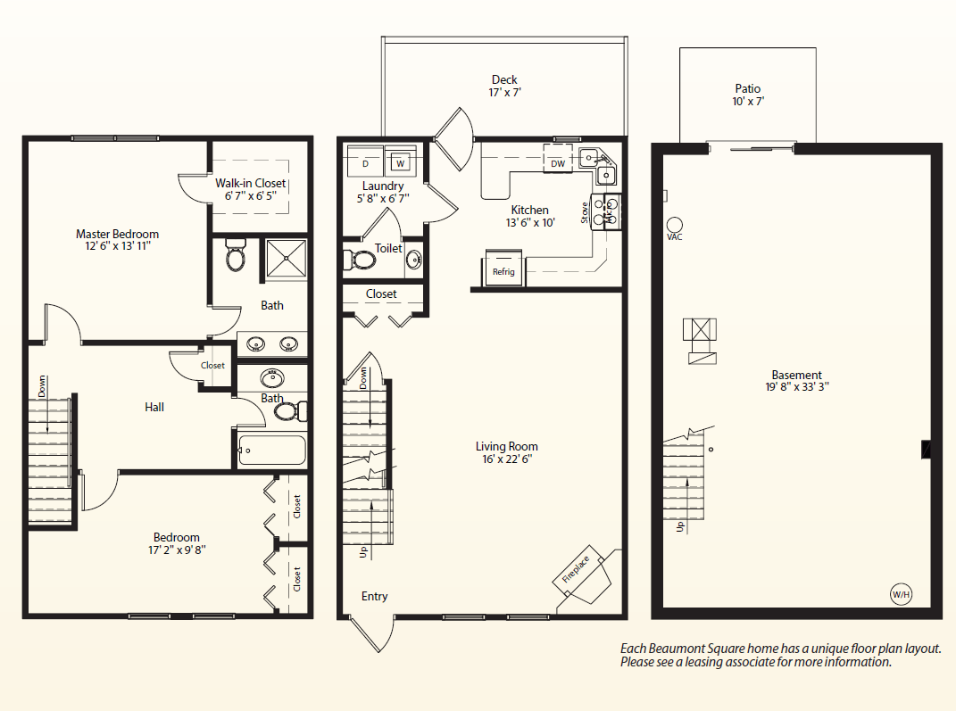 Beaumont Square Townhouses In Mechanicsburg, PA For Rent