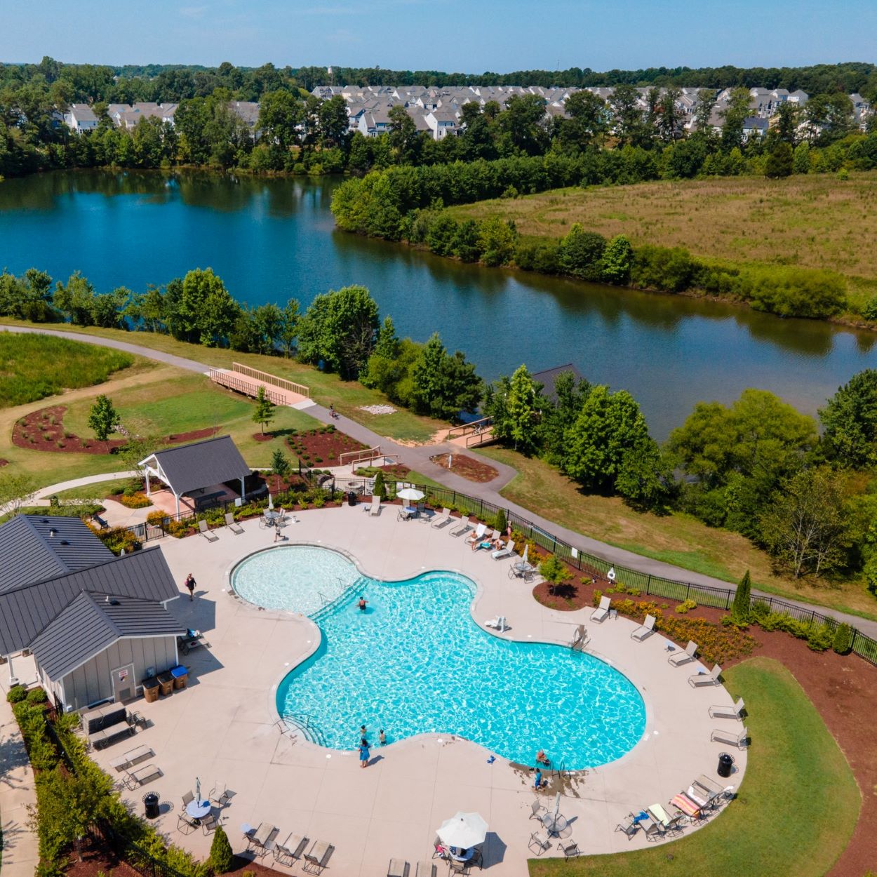 Holding Village Pool