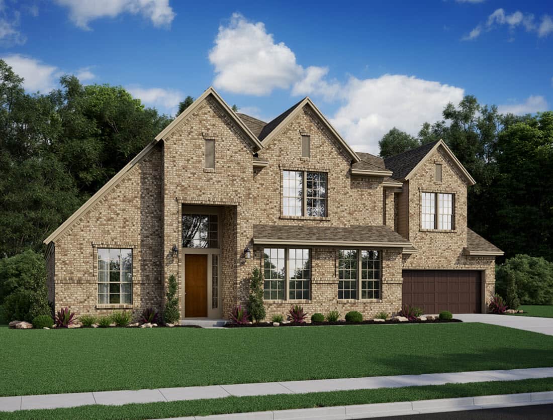 Trieste Plan Tri Pointe Homes 80s Woodson's Reserve Spring, Texas